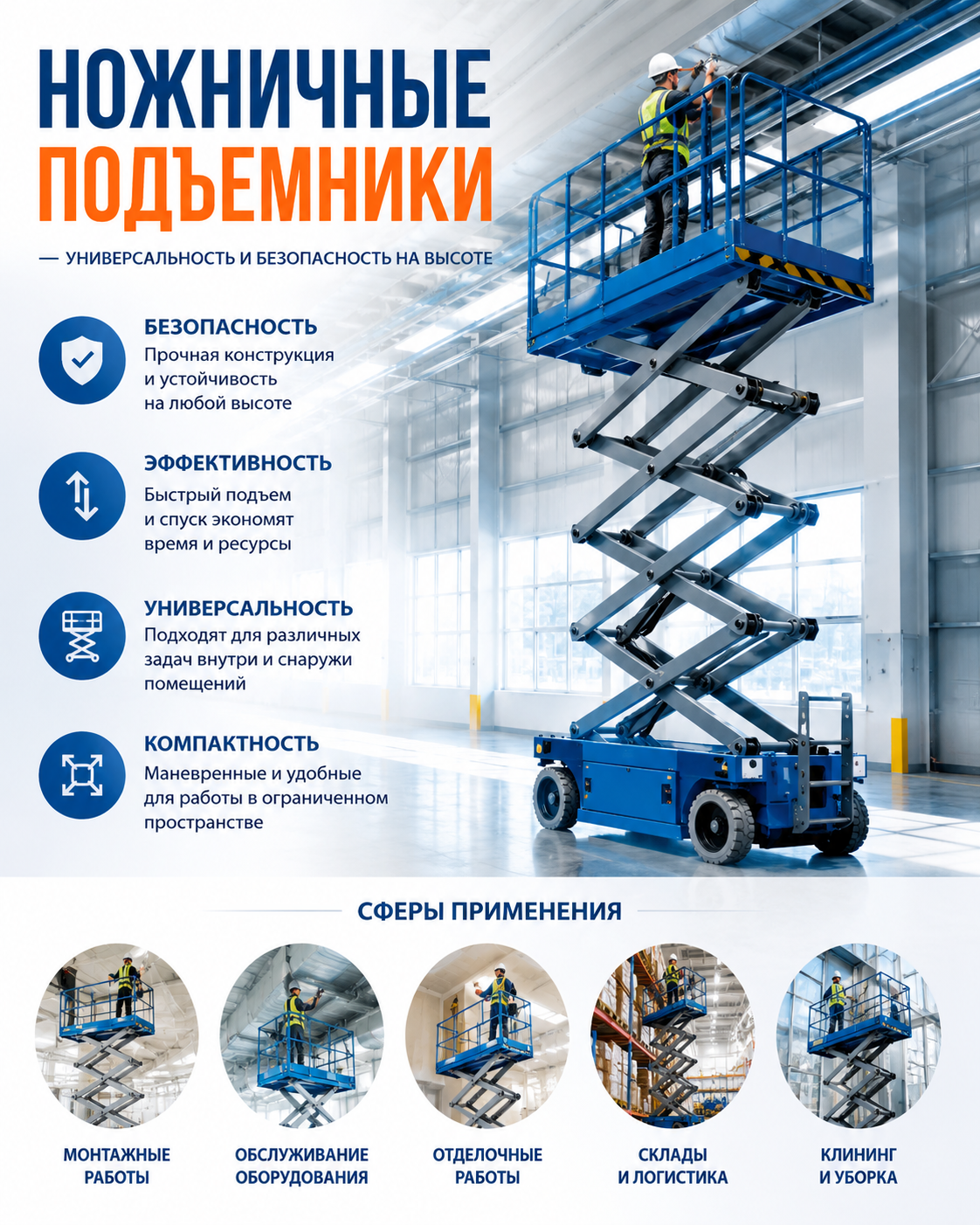 Ножничные подъемники